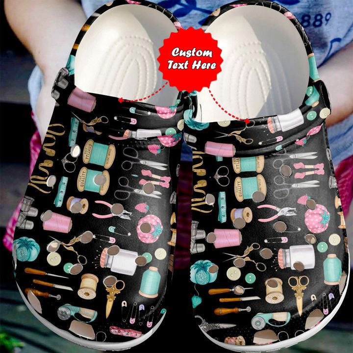 Colorful - Sewing Tools Clog Crocs Shoes For Men And Women