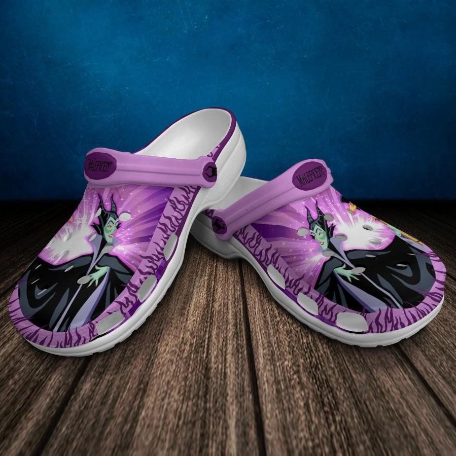 Maleficent For Men And Women Gift For Fan Classic Water Rubber clog Crocs Shoes