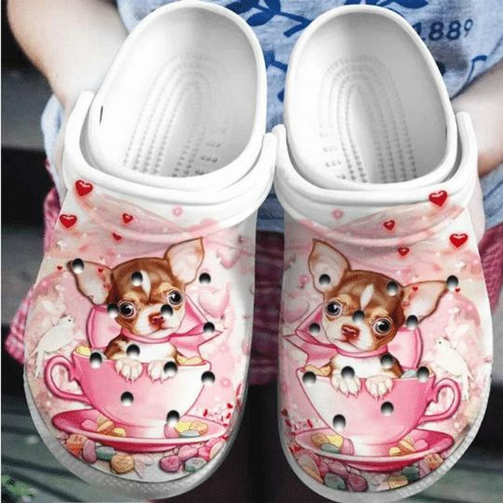 Chihuahua Sweetie Personalized Gift For Lover Rubber clog Crocs Shoes