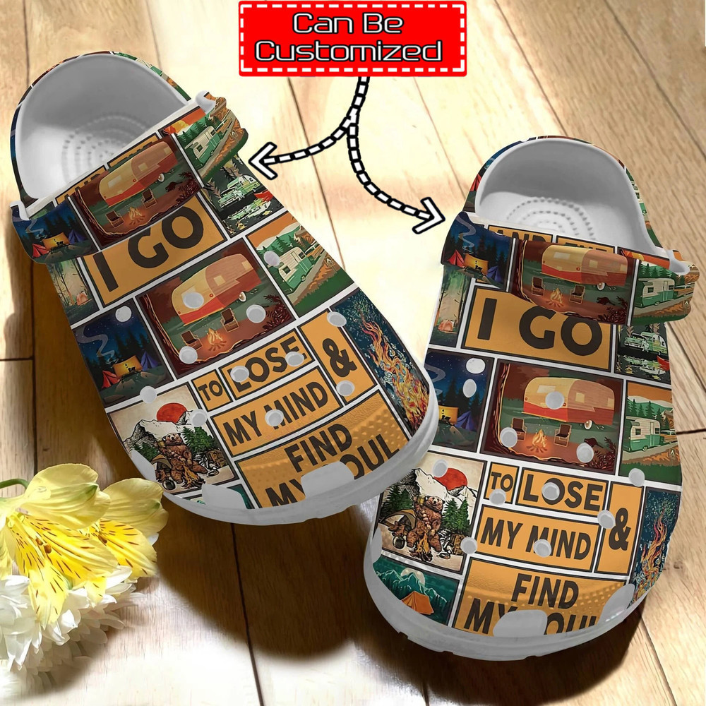 Camping - Personalized Love Camping Clog Crocs Shoes For Men And Women