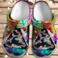 Colorful Nurse Crocs Clog Shoes - Magical World Of Nurse Outdoor Crocs Clog Shoes Birthday Gift For Men Women Friend