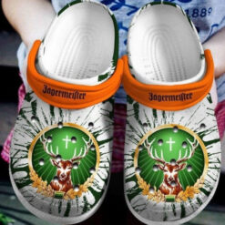 Deer Jagermeisterc For Men And Women Gift For Fan Classic Water Rubber clog Crocs Shoes