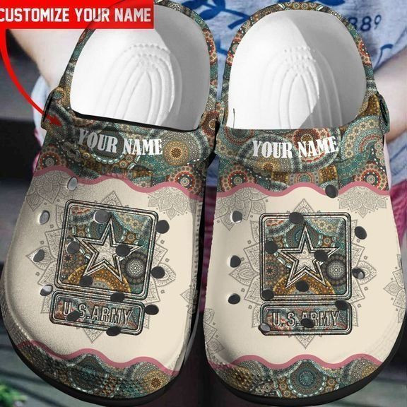 Custom Name Style Us Army Rubber clog Crocs Shoes