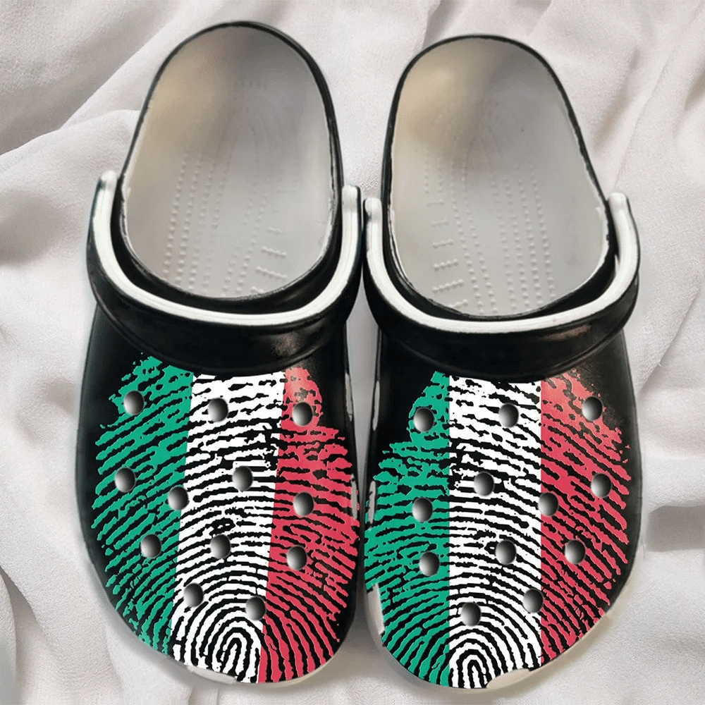 Dna Italy Flag Italian For Men And Women Gift For Fan Classic Water Rubber clog Crocs Shoes