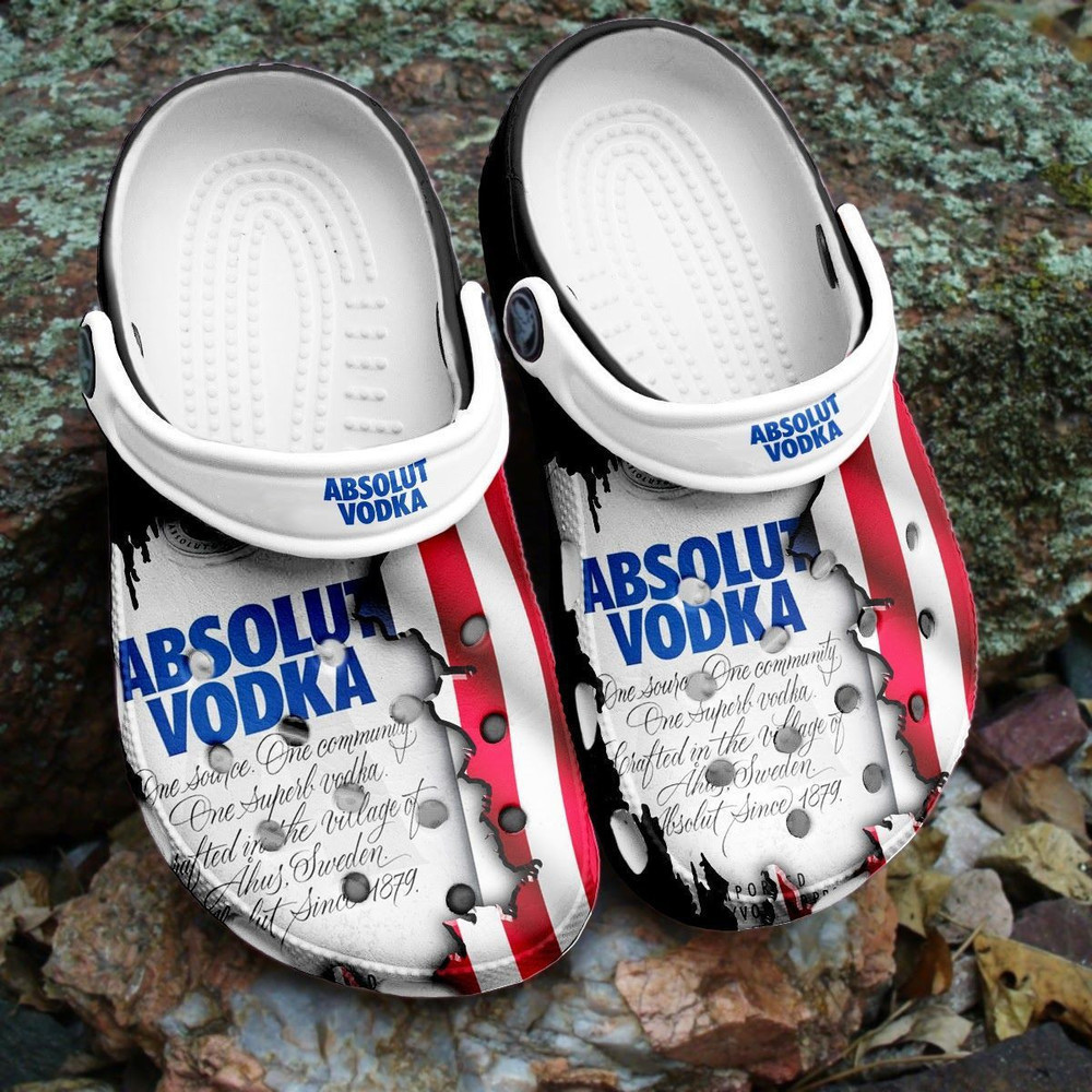 Absolut Vodka Drinking For Men And Women Rubber clog Crocs Shoes