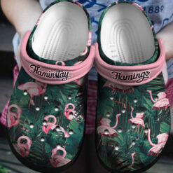 Flamingo Flaminstay Custom Crocs Clog Shoes - Beauty Jungle Outdoor Crocs Clog Shoes Gift For Men Women
