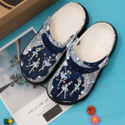 Ballet Personalized Dark Night Gift For Lover Rubber clog Crocs Shoes