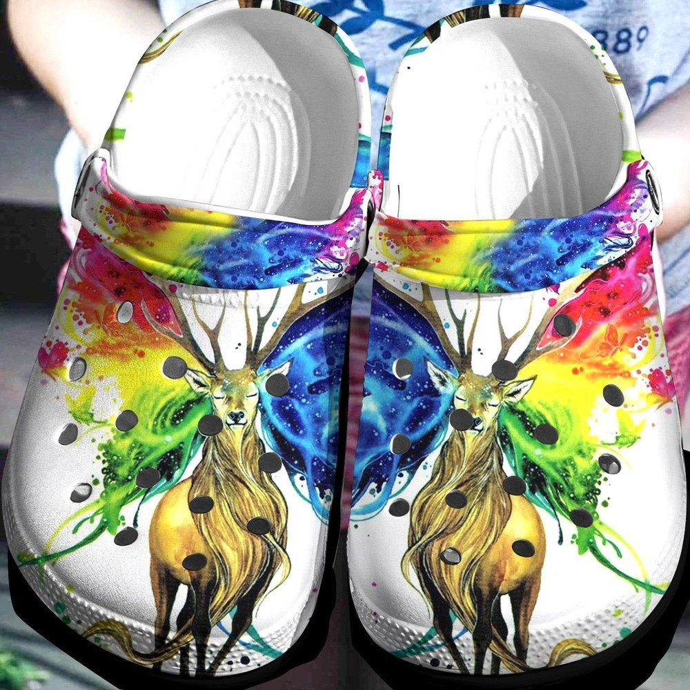 Deer Color Collection Rubber clog Crocs Shoes