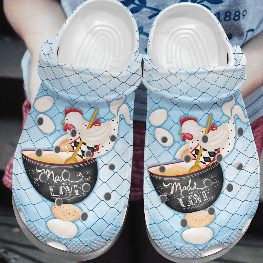 Baking Fashion Gift For Lover Rubber clog Crocs Shoes