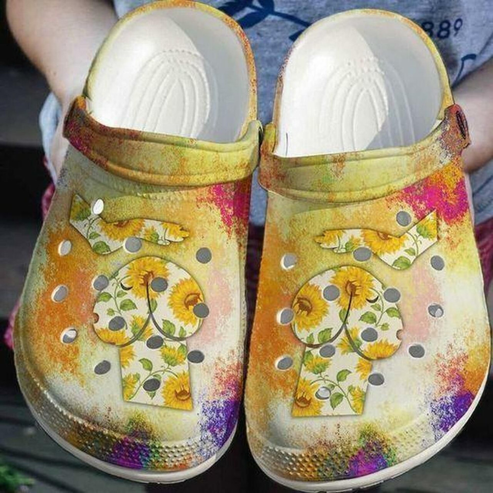 Dachshund Sunflower Friend Personalized 202 Gift For Lover Rubber clog Crocs Shoes