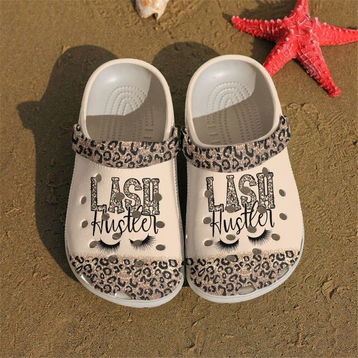 Lash Tech Hustler Rubber clog Crocs Shoes