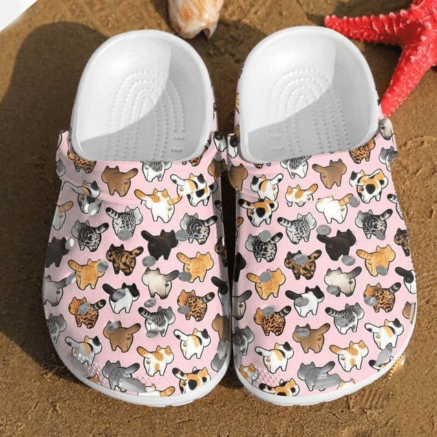 Cat Pattern Custom Cat Pattern Clog Cat Pattern 2 Rubber clog Crocs Shoes