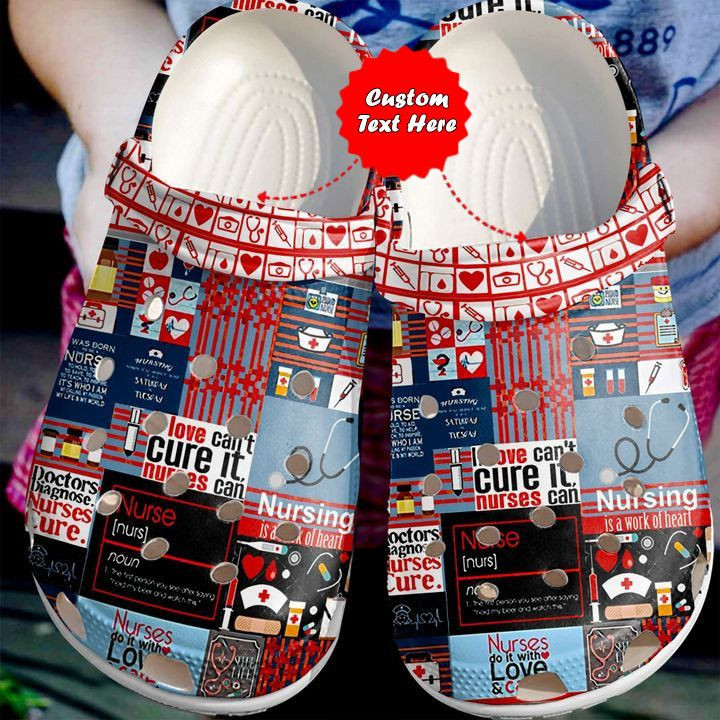 Nurse - Nurse Pattern Clog Crocs Shoes For Men And Women