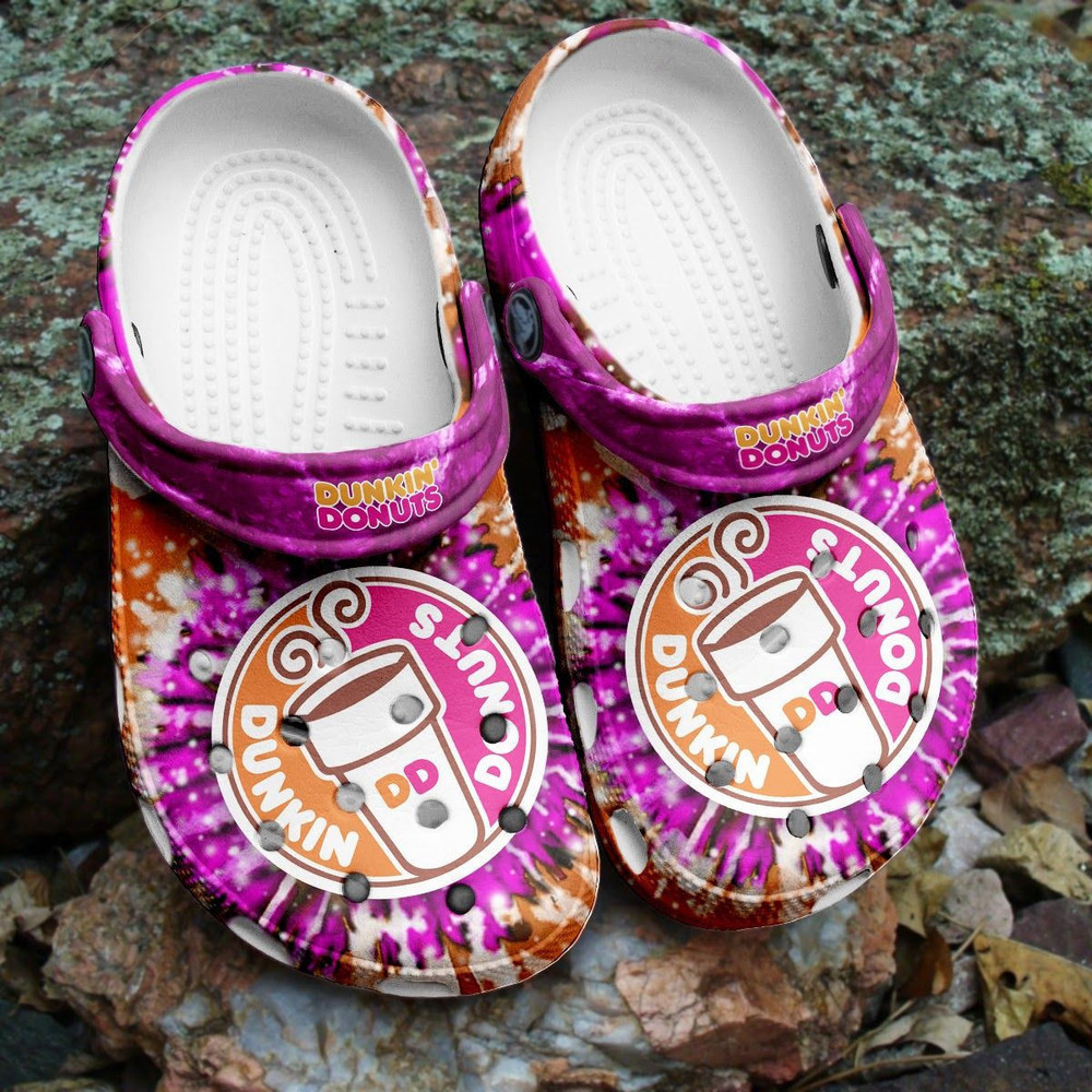 Dunkin Donuts Coffee Drink Ii Gift Rubber clog Crocs Shoes