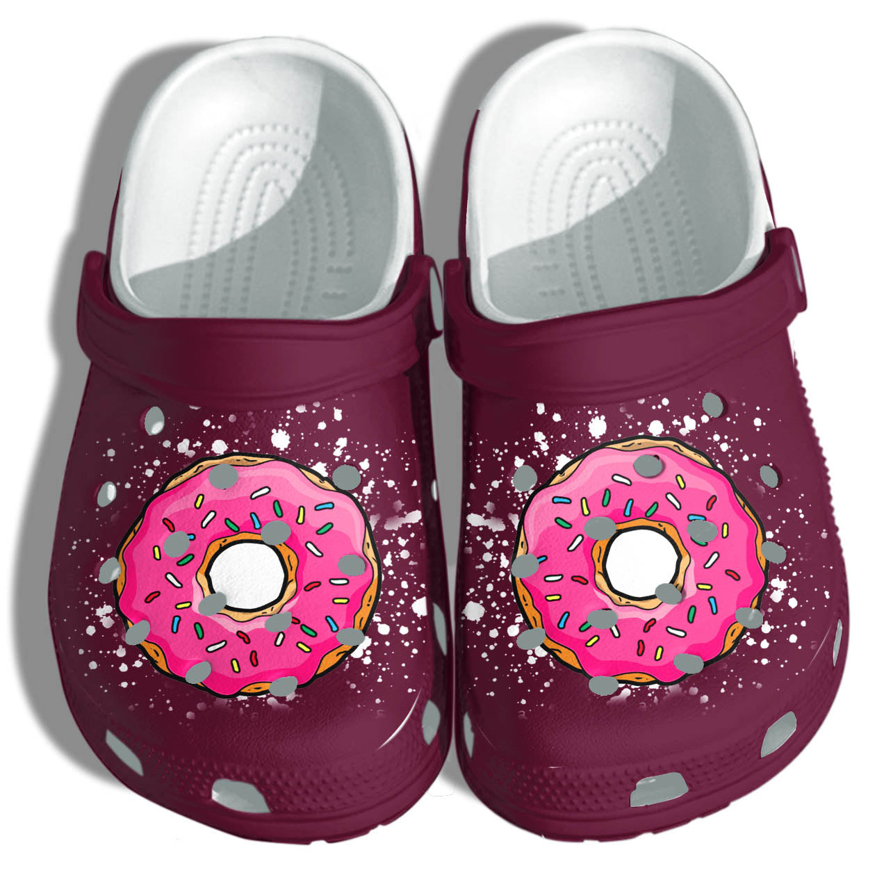 Donut Cake Cute Funny Crocs Shoes - Doughnuts clog Gifts For Girls