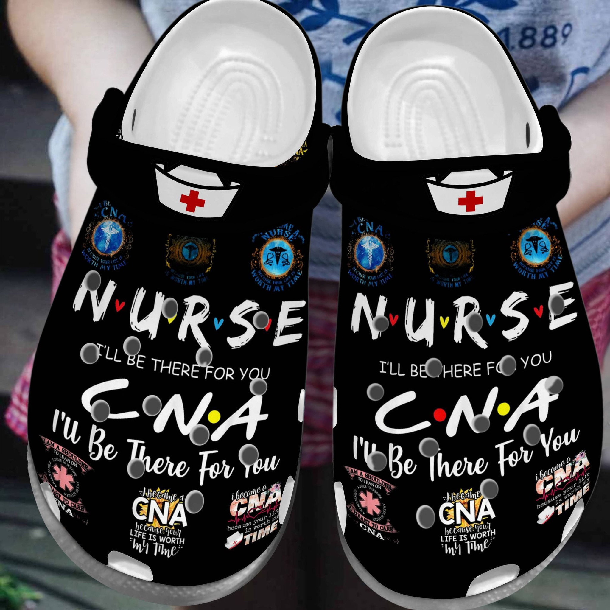 Ill Be There For You Cna Crocs Clog Shoes - Nurse Outdoor Crocs Clog Shoes Birthday Gift For Women Men