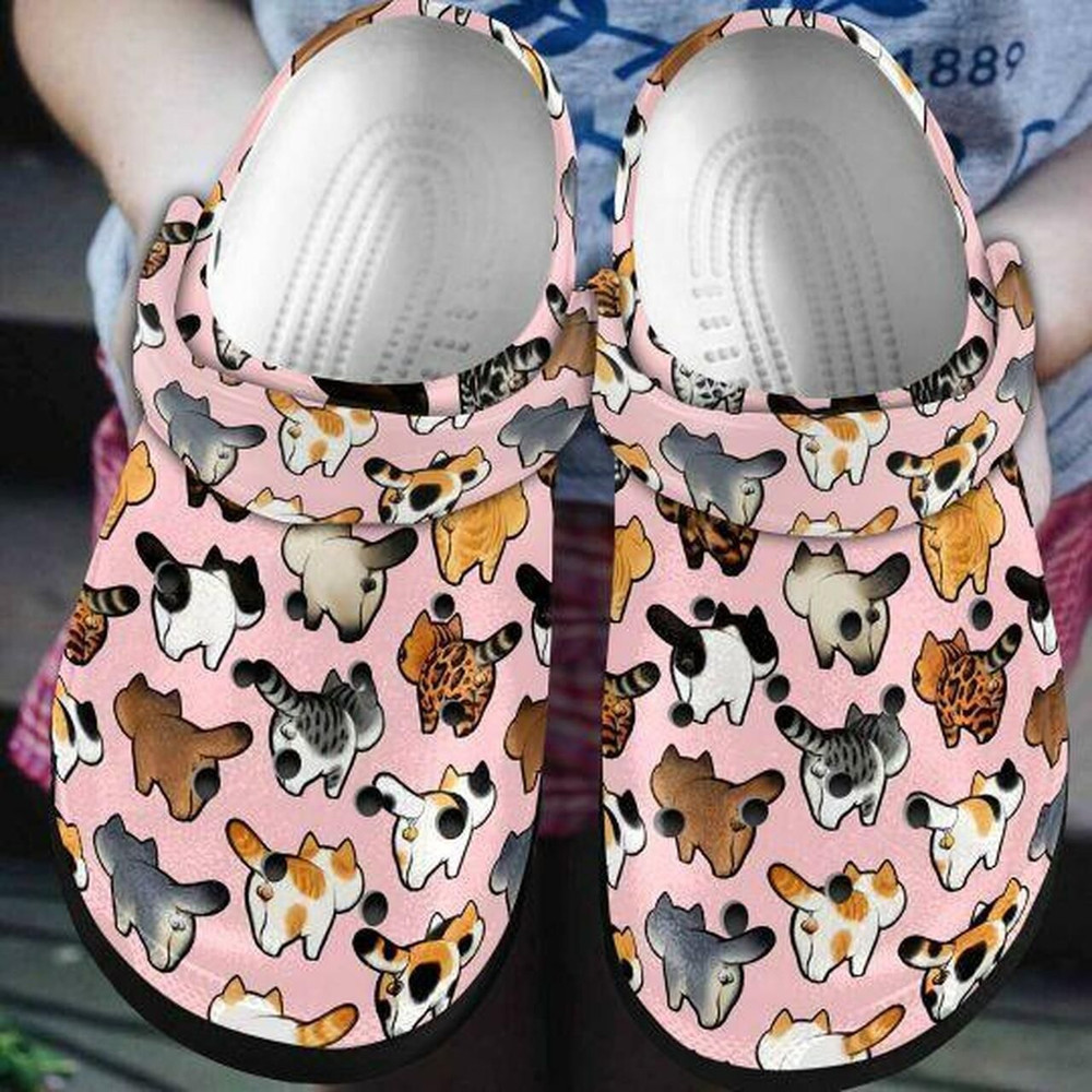 Funny Team Cat Personalized Gift For Lover Rubber clog Crocs Shoes