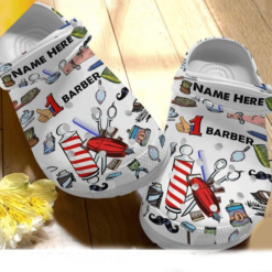 Barber Custom Name Barber Clog Barber Croband Rubber clog Crocs Shoes