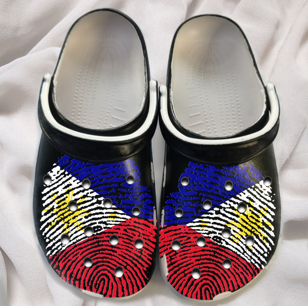 Dna Philippines Flag Filipino For Men And Women Gift For Fan Classic Water Rubber clog Crocs Shoes