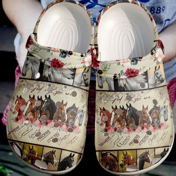 Horse Rubber clog Crocs Shoes