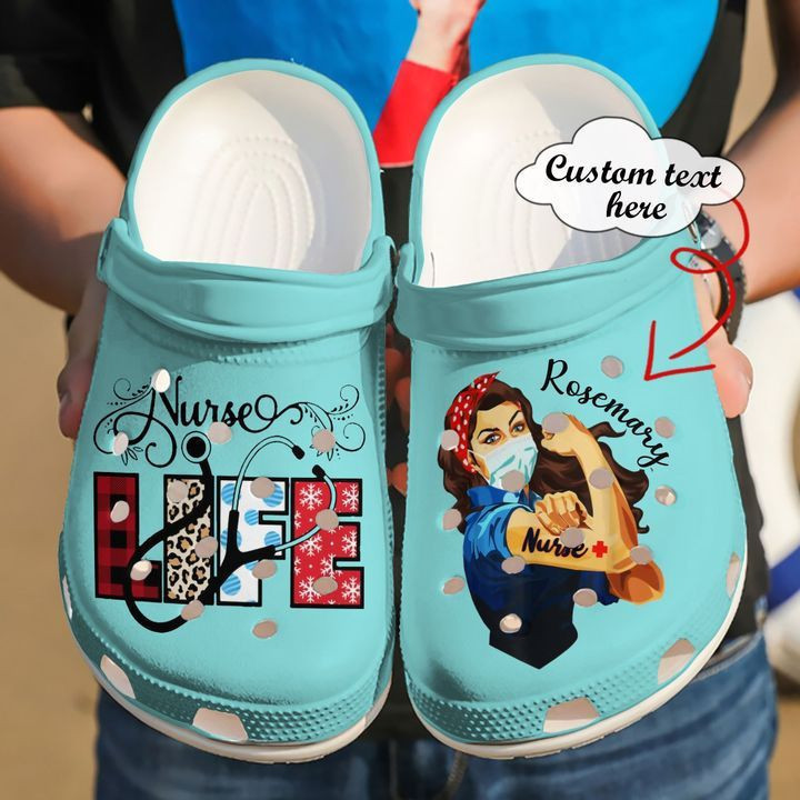 Nurse - Nurse Personalized Life clog Crocs Shoes For Men And Women