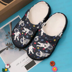 Astronaut Space 5 Gift For Lover Rubber clog Crocs Shoes