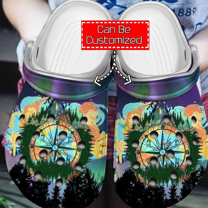 Camping - Personalized Wild Child Clog Crocs Shoes For Men And Women