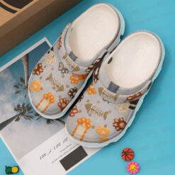 Fish Bone Personalized Cats Legs Gift For Lover Rubber clog Crocs Shoes