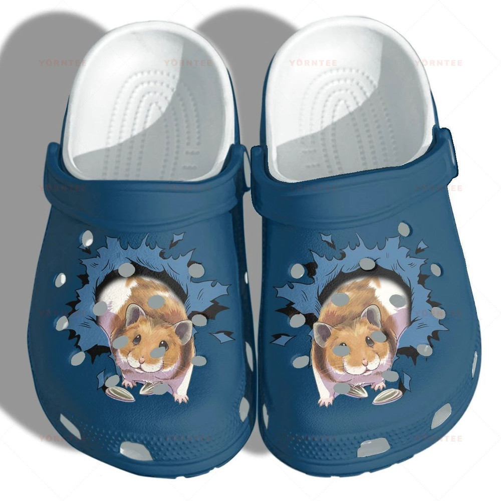 Cute Hamsters Crocs Shoes - Girl Who Love Guinea Pigs Mouse Funny Gift For Lover Rubber clog Crocs Shoes