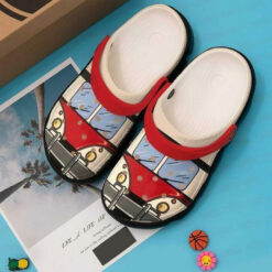 Camper Van Bus Personalized 6 Gift For Lover Rubber clog Crocs Shoes