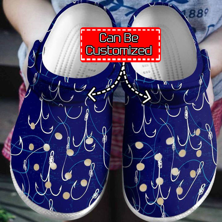 Fishing - Personalized Fishing Hook Clogs Crocs Shoes For Men And Women