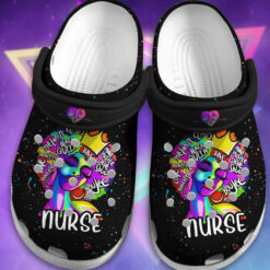 Magical Nurse Black Queen Crocs Clog Shoes - Beautiful Educated Custom Crocs Clog Shoes Birthday Gift For Women Girl Daughter Sister Friend