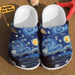 Art - Starry Night Vincent Van Gogh Paintings Design Unisex Birthday Gifts For Men And Women Crocs Clog Shoes