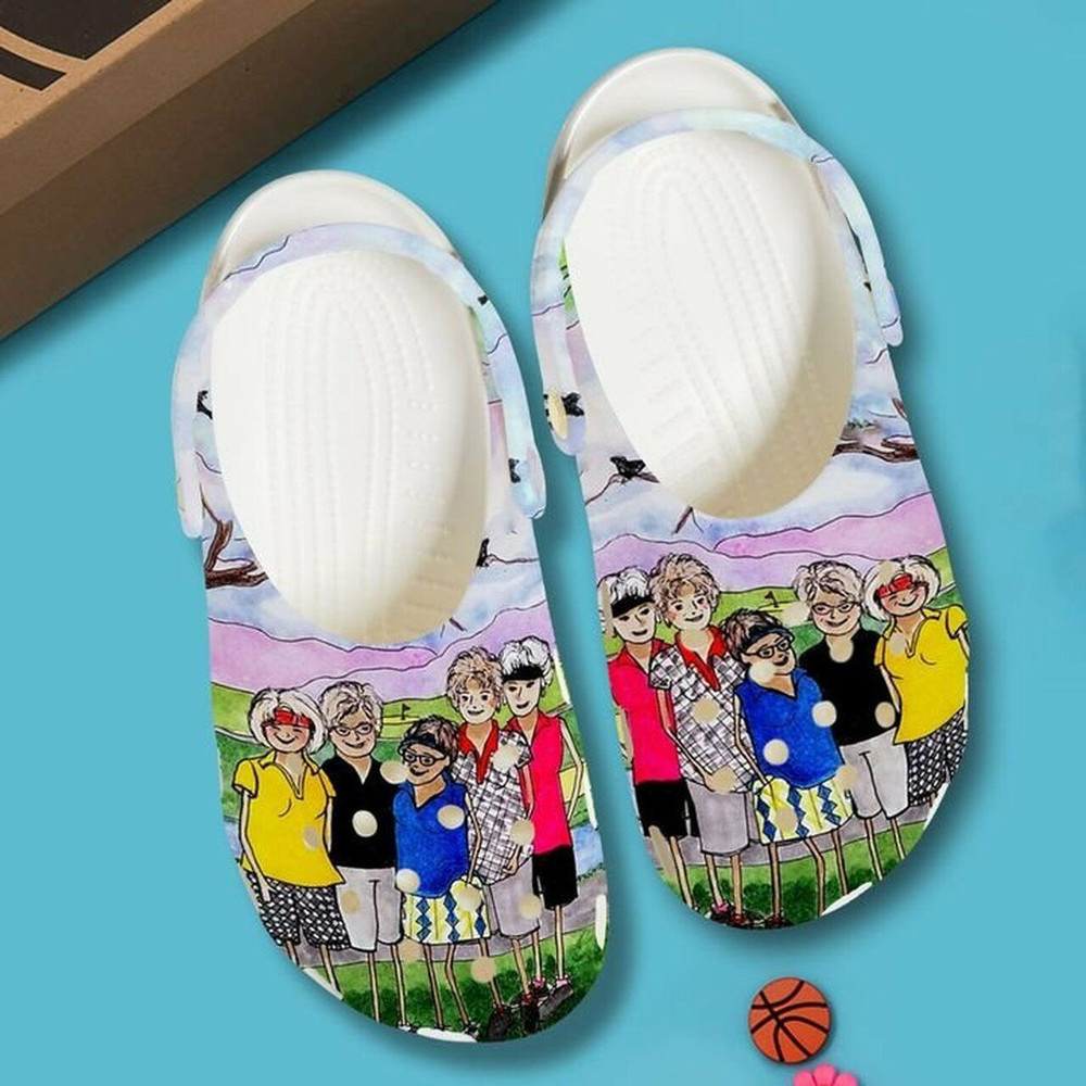 Funny Golf Buddies 102 Gift For Lover Rubber clog Crocs Shoes