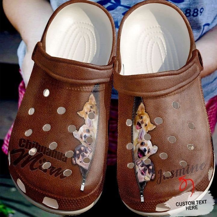 Chihuahua Personalized Animal Rubber clog Crocs Shoes