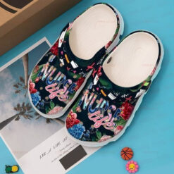 Nurse Floral Life Rubber clog Crocs Shoes