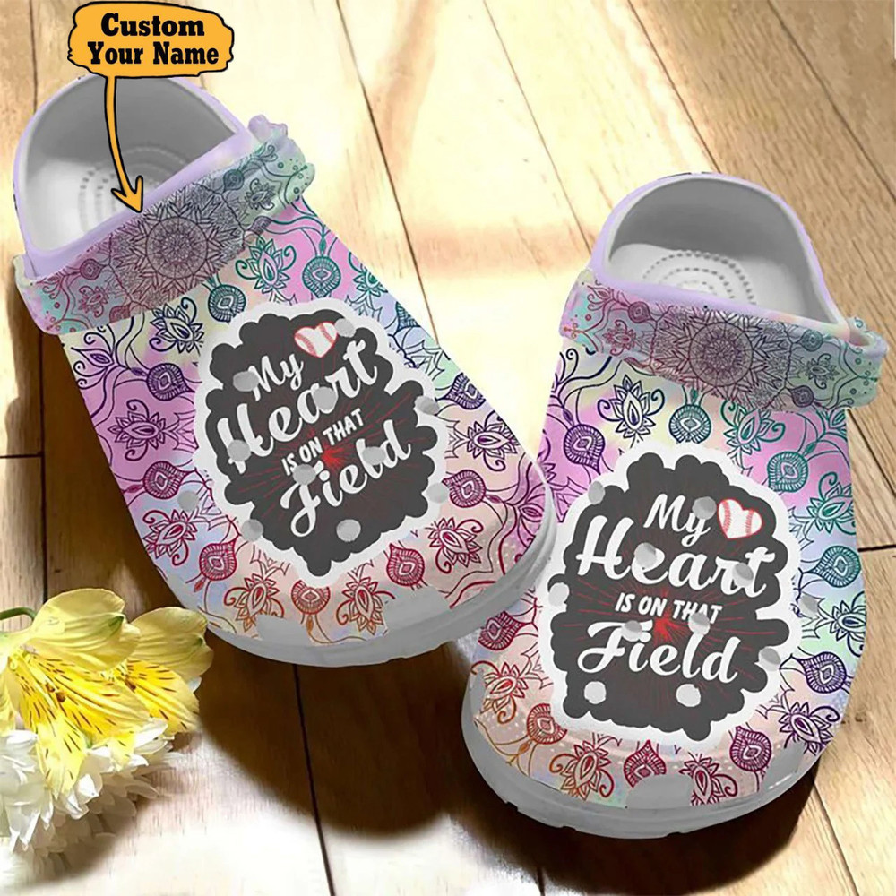 Colorful - My Heart Is On That Flied Clog Crocs Shoes For Men And Women