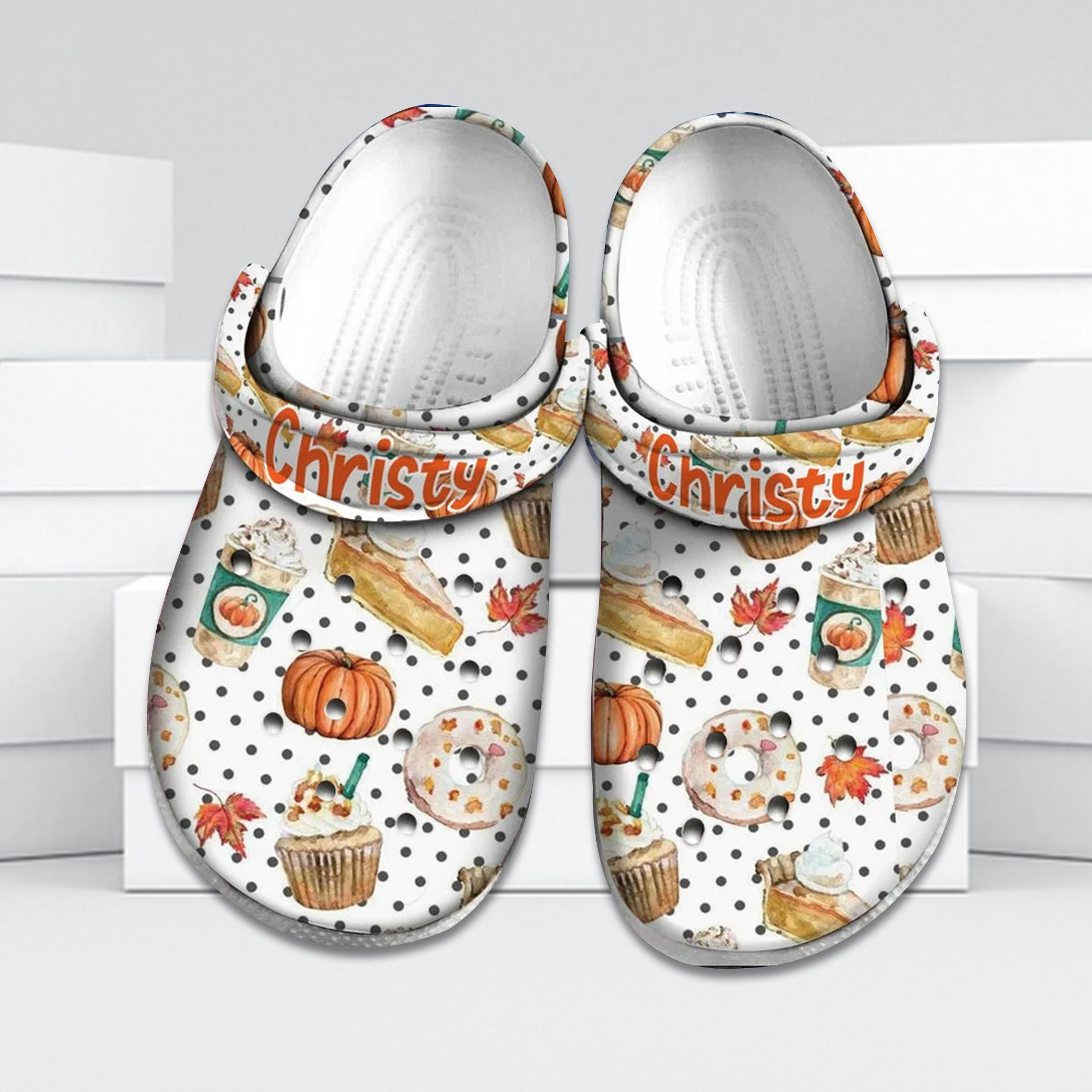 Fall Things Pum ChristyRubber Clog Crocs Shoes