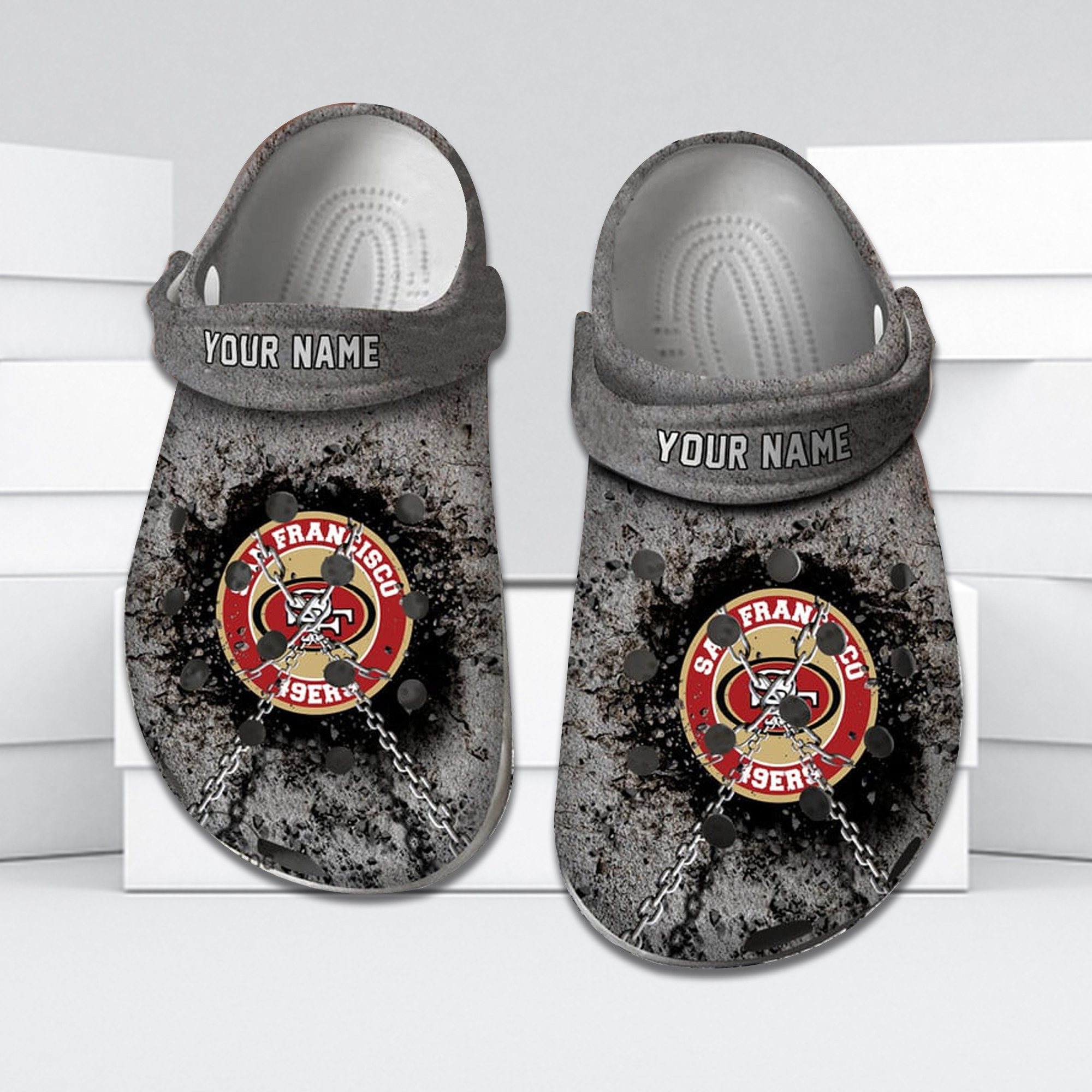 Football 49 Personalized Clog Crocs Shoes