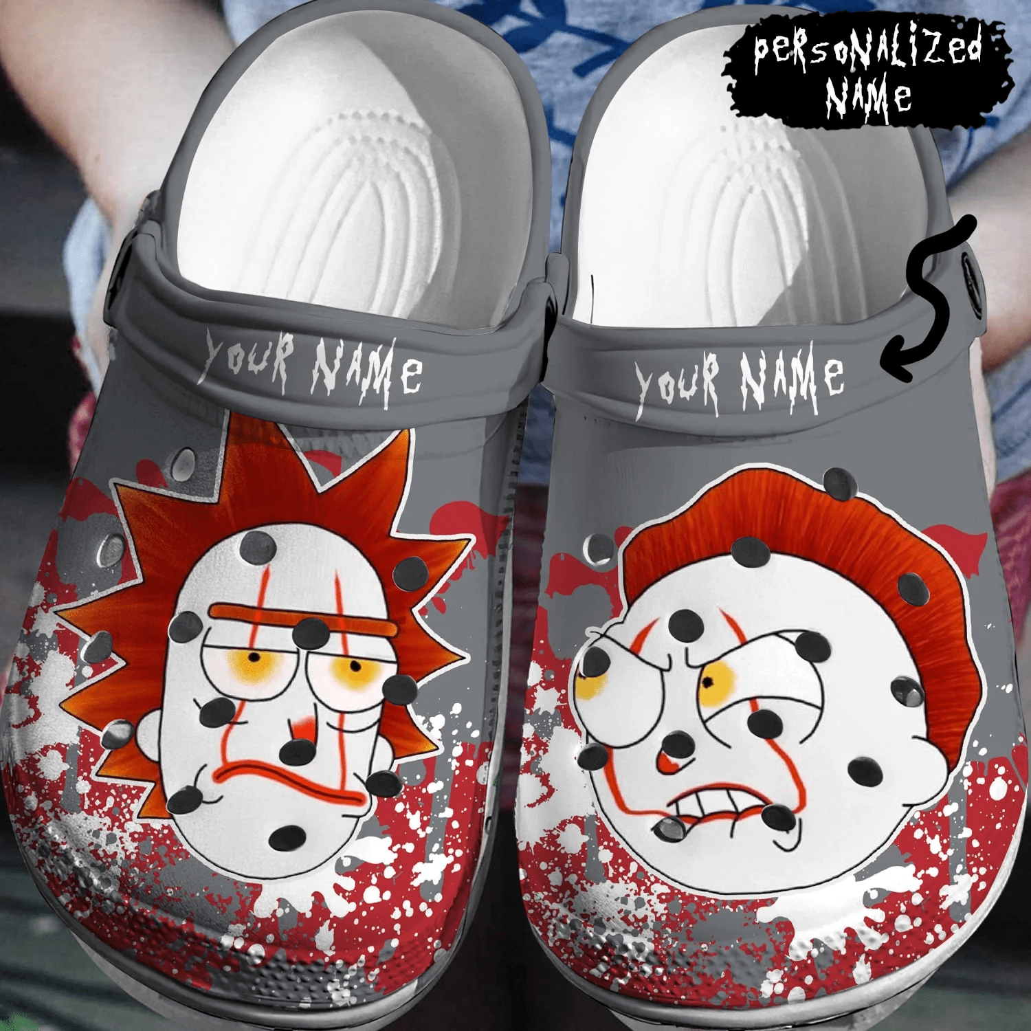 Personalized Morty IT Crocs 3D Clog Shoes