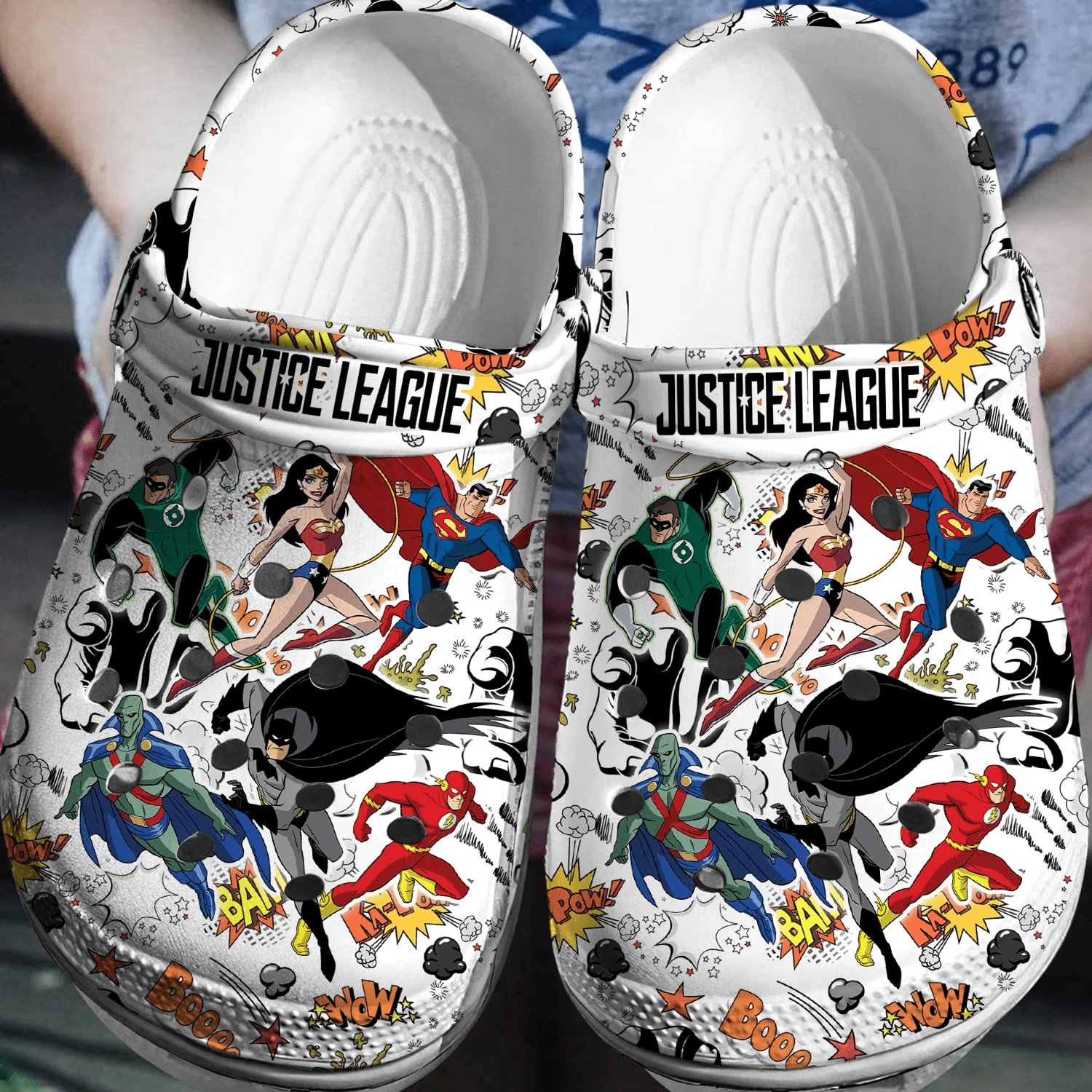 Justice League Crocs 3D Clog Shoes