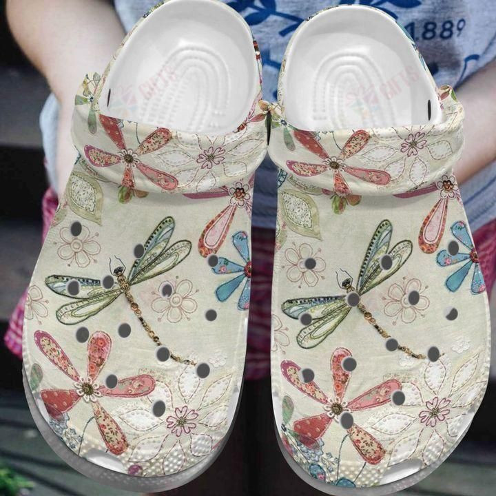 Dragonfly Gorgeous Dragonfly Crocs Classic Clogs Shoes