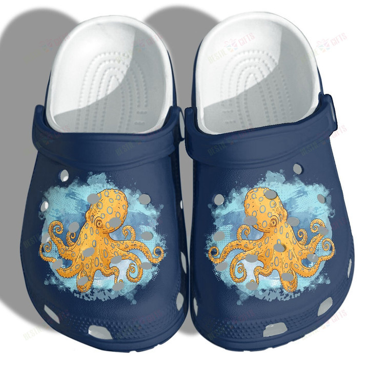 Octopus Ocean Beach Crocs Classic Clogs Shoes