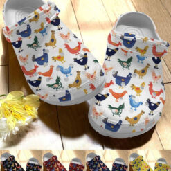 Chicken Colorful Chicken 5 Colors Crocs Classic Clogs Shoes