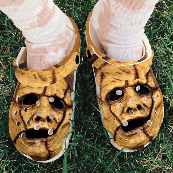 Leatherface Mask Crocs Classic Clogs Shoes