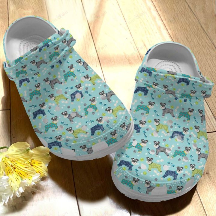 Schnauzers Pajamas Crocs Classic Clogs Shoes