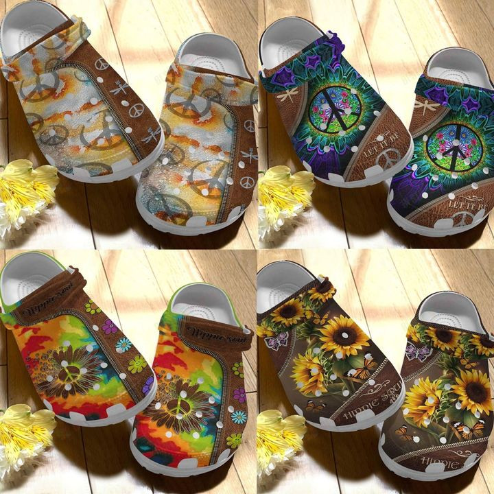 Hippie Crocband Clog Hippie Girl Crocs Classic Clogs Collection