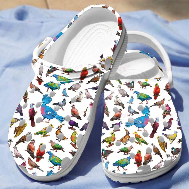 Pigeons Of The World Crocs Classic Clogs Shoes