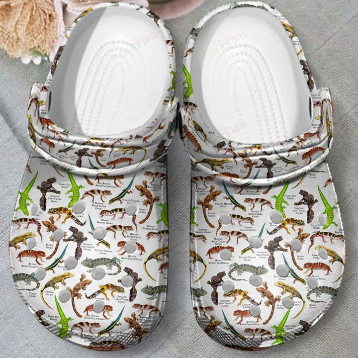 Geckos Of The World Crocs Classic Clogs Shoes