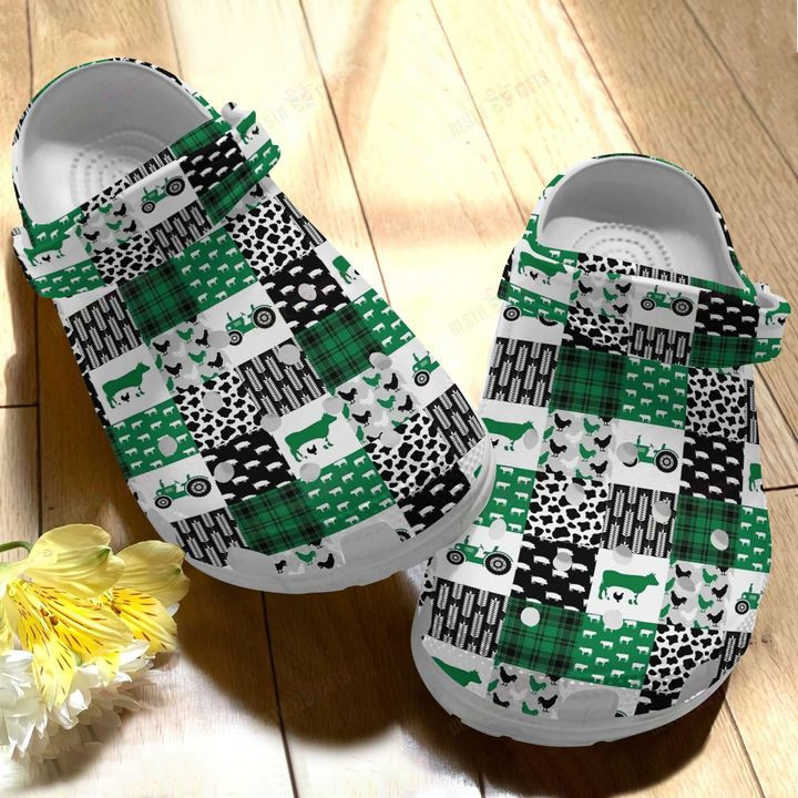 Farmer Pattern Crocs Classic Clogs Shoes